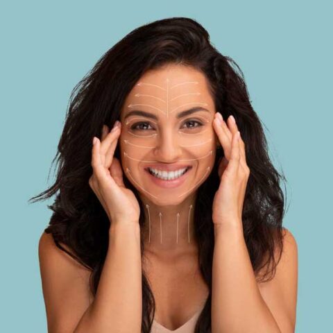 patient with emface treatments